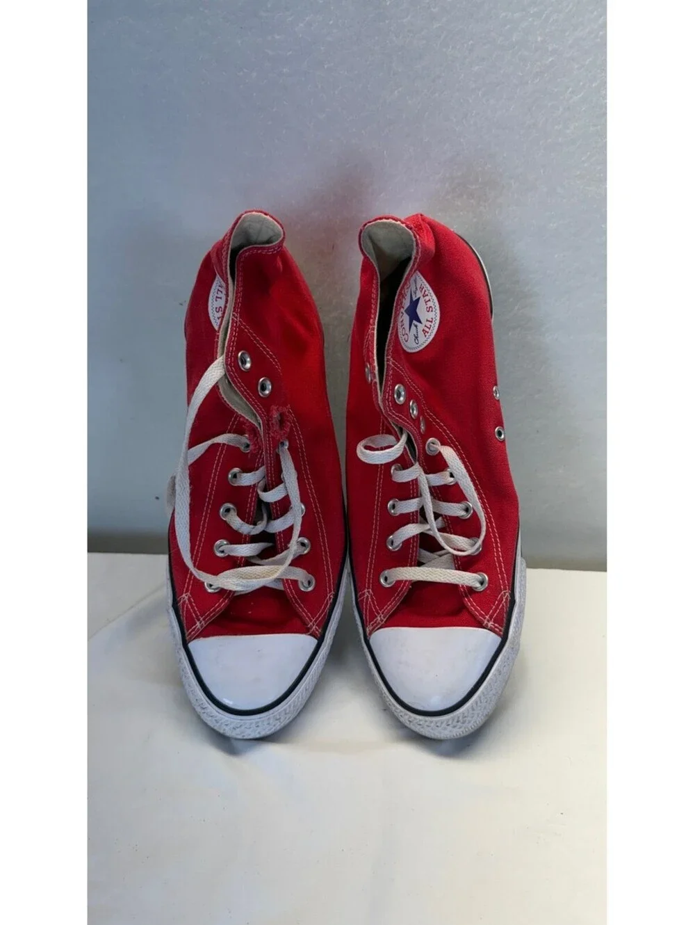 Converse Chuck Taylor All Star High Top Red Sneakers Men's Size 13 A-12